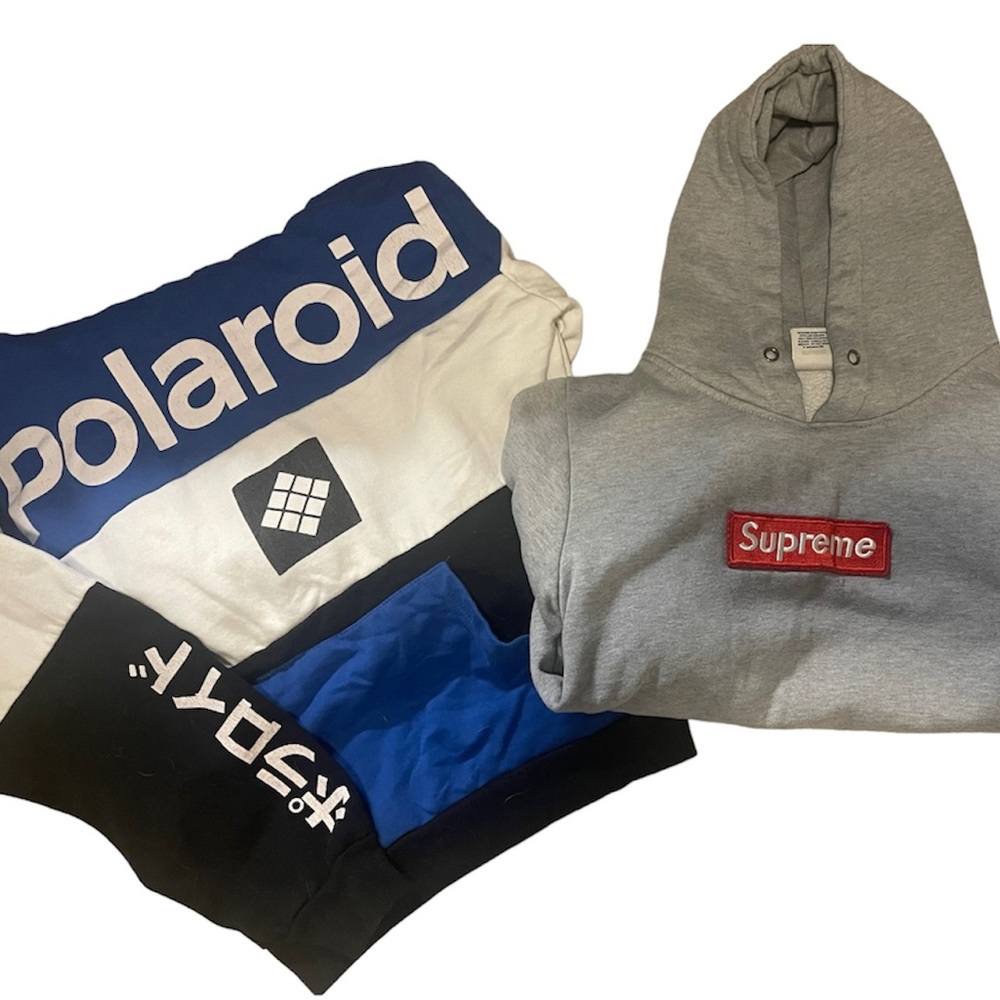 Two adult small hoodies